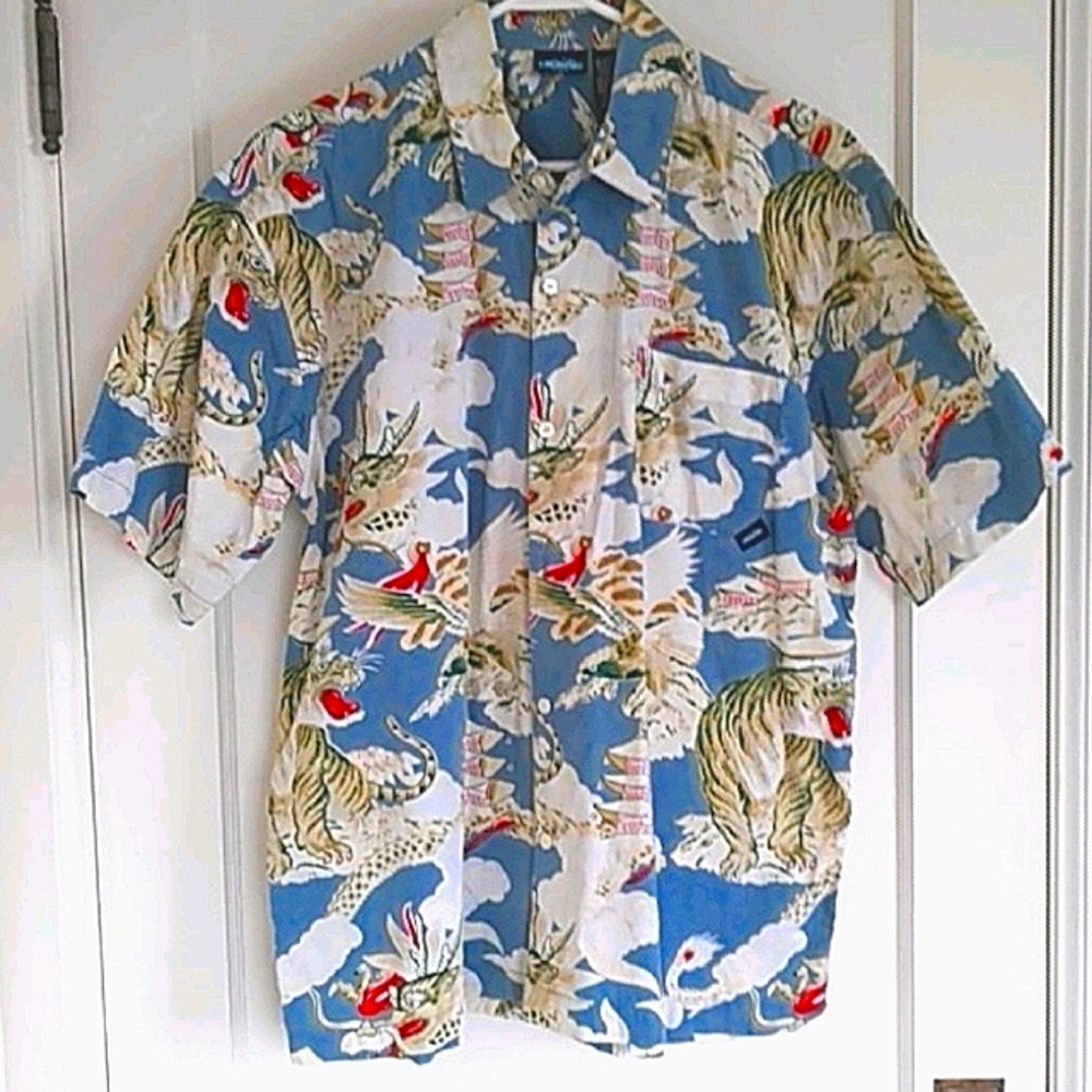KAVU Asian fantasy Hawaiian shirt